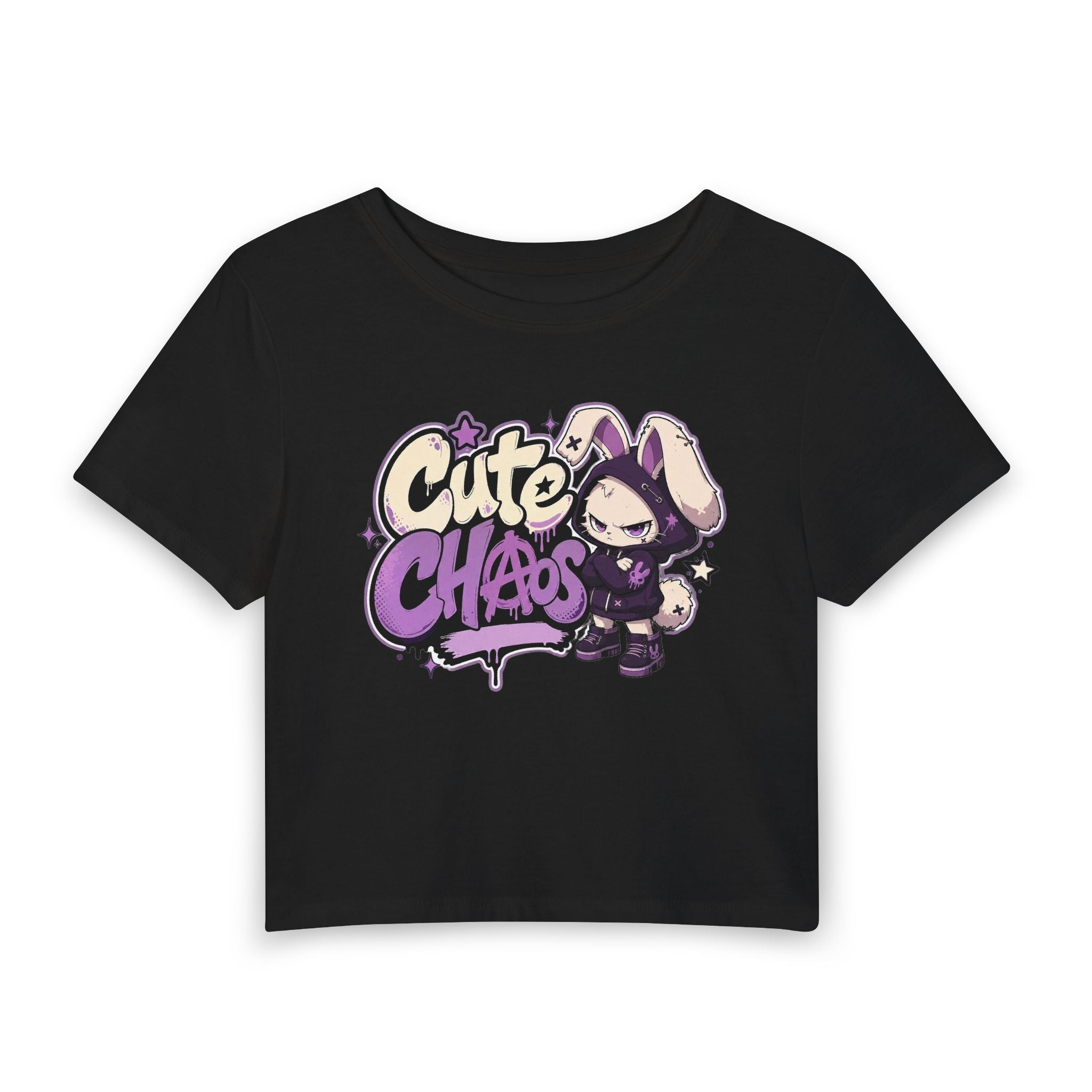 Cute Chaos Original — Women's Crop T-Shirt