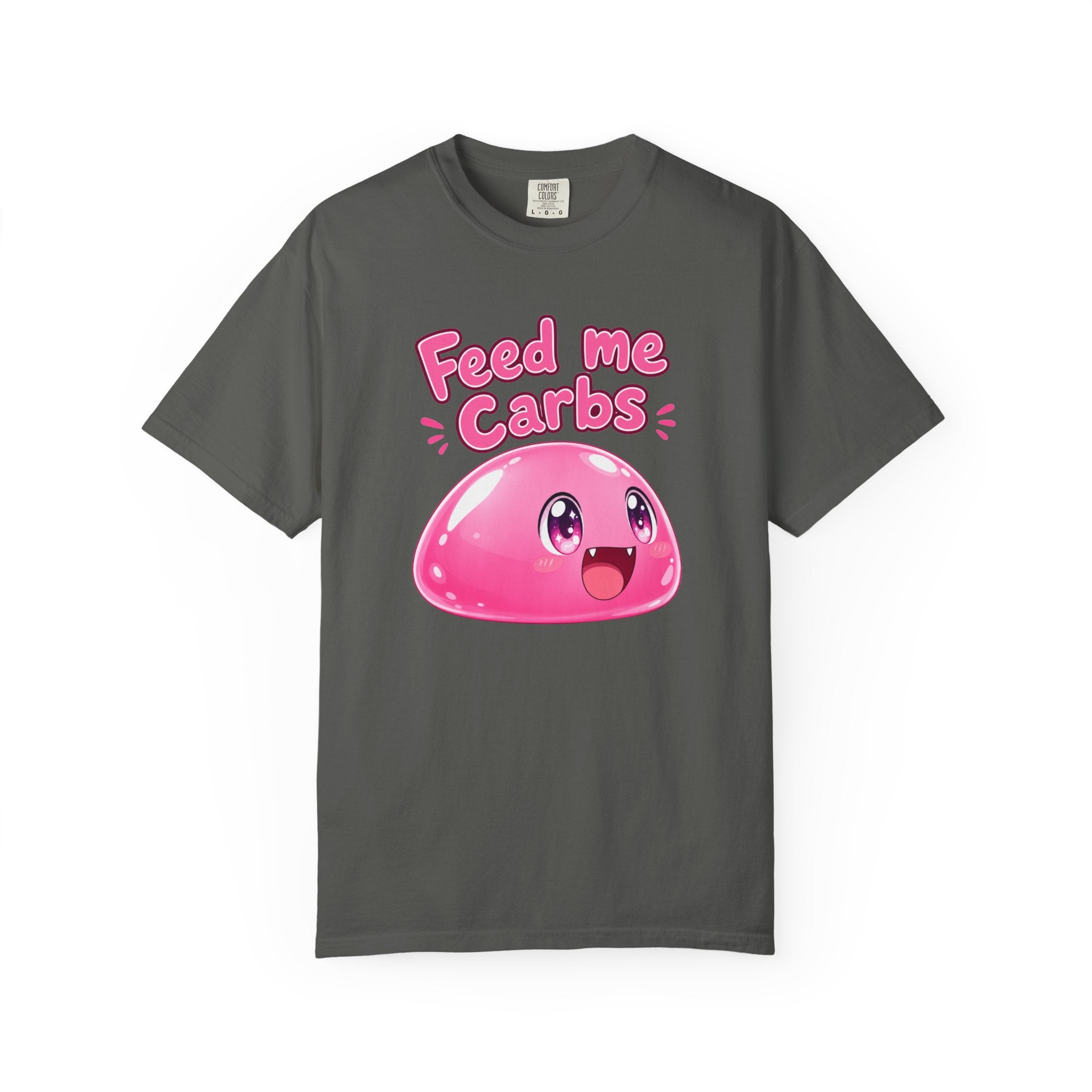Feed Me Carbs — Pink Slime Women's T-Shirt (Garment Dyed)