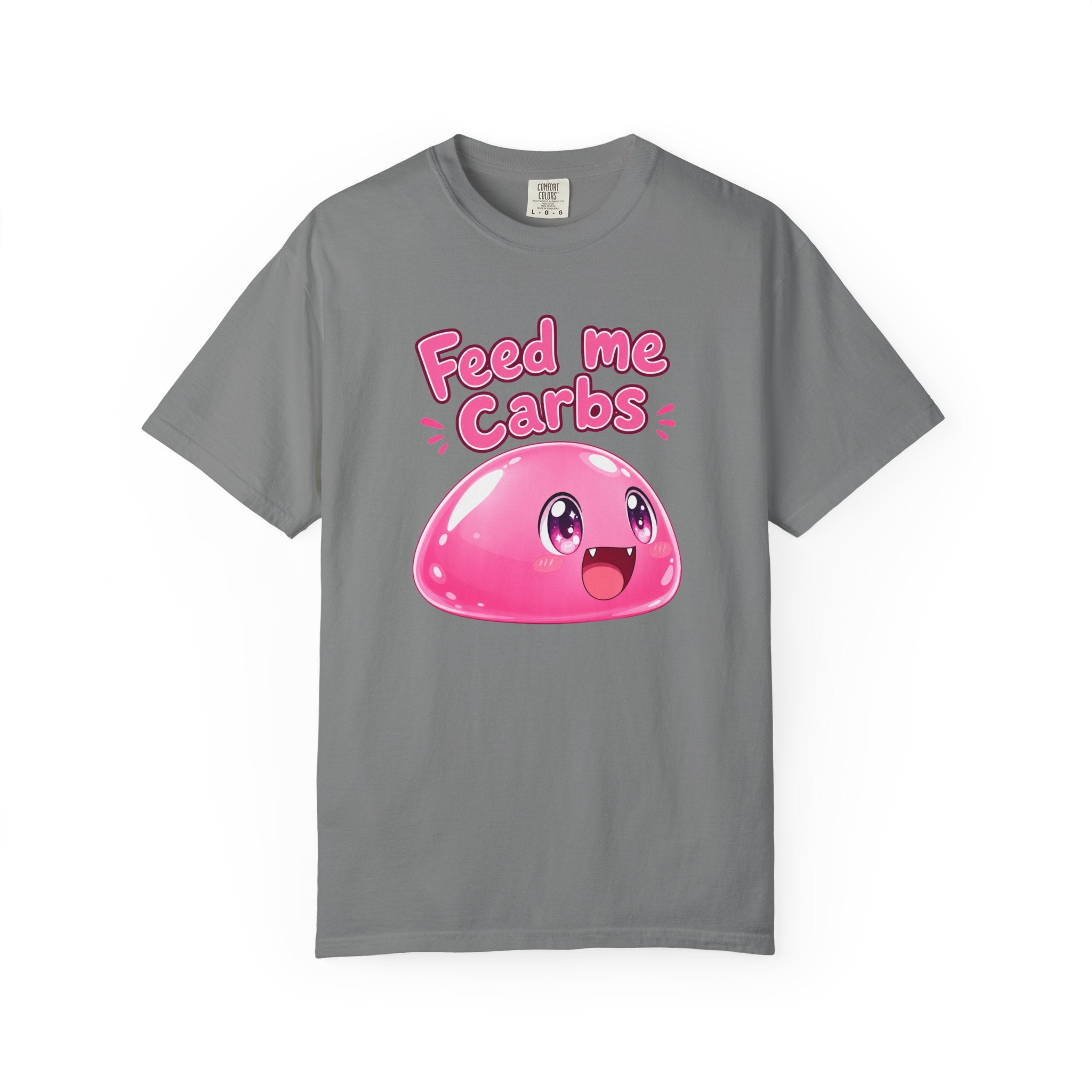 Feed Me Carbs — Pink Slime Women's T-Shirt (Garment Dyed)