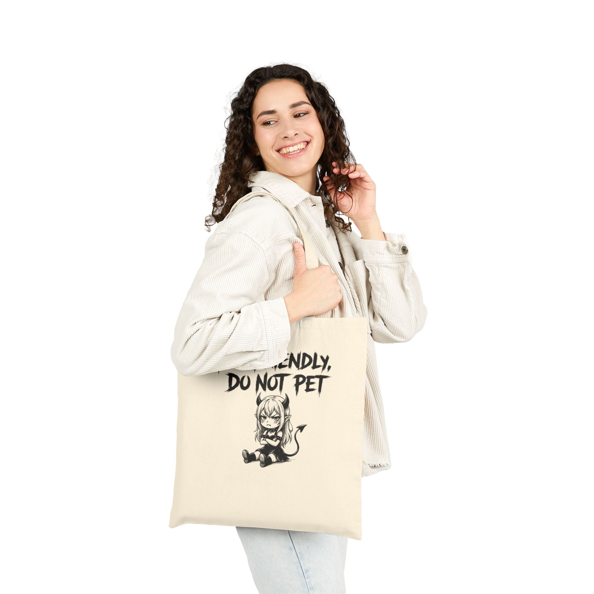 Not Friendly Devil Tote Bag