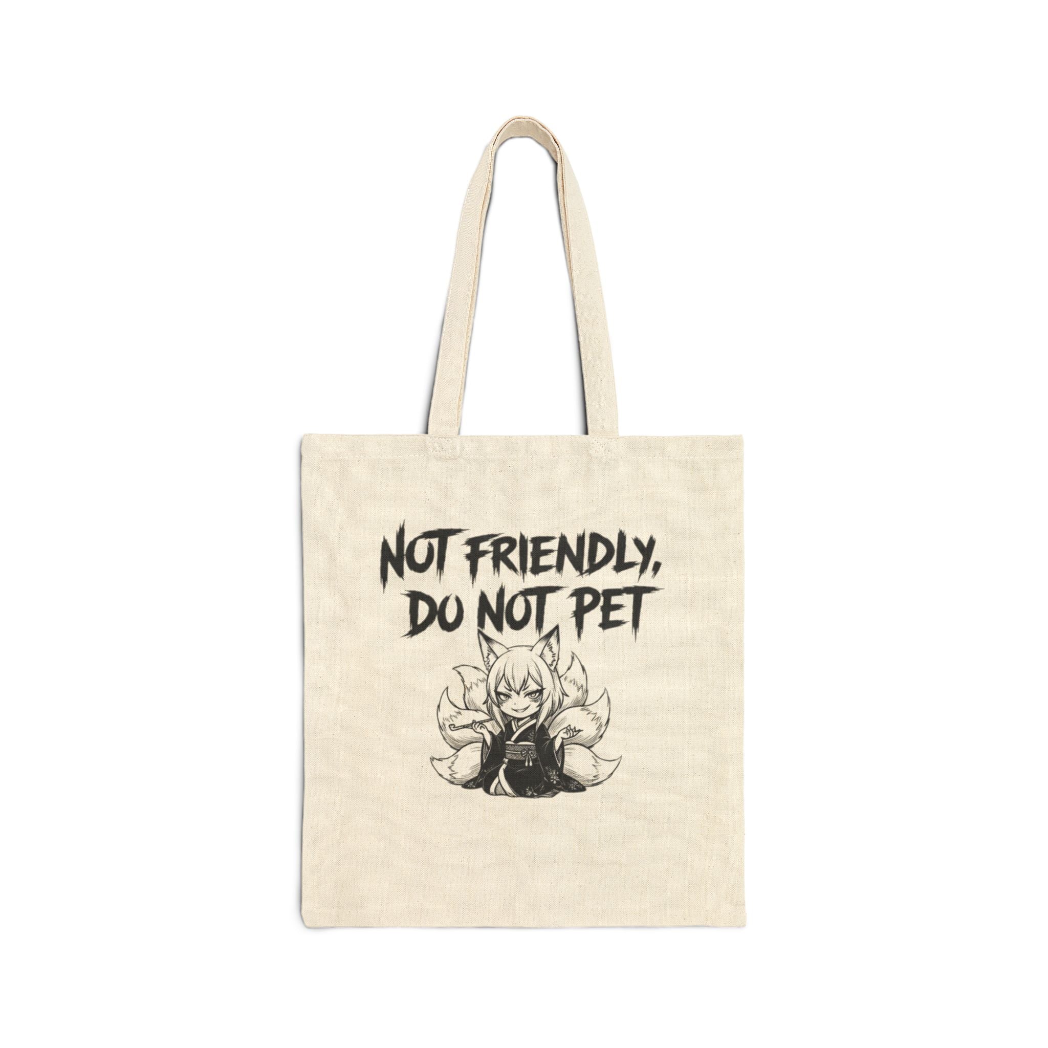 Not Friendly Fox Tote Bag