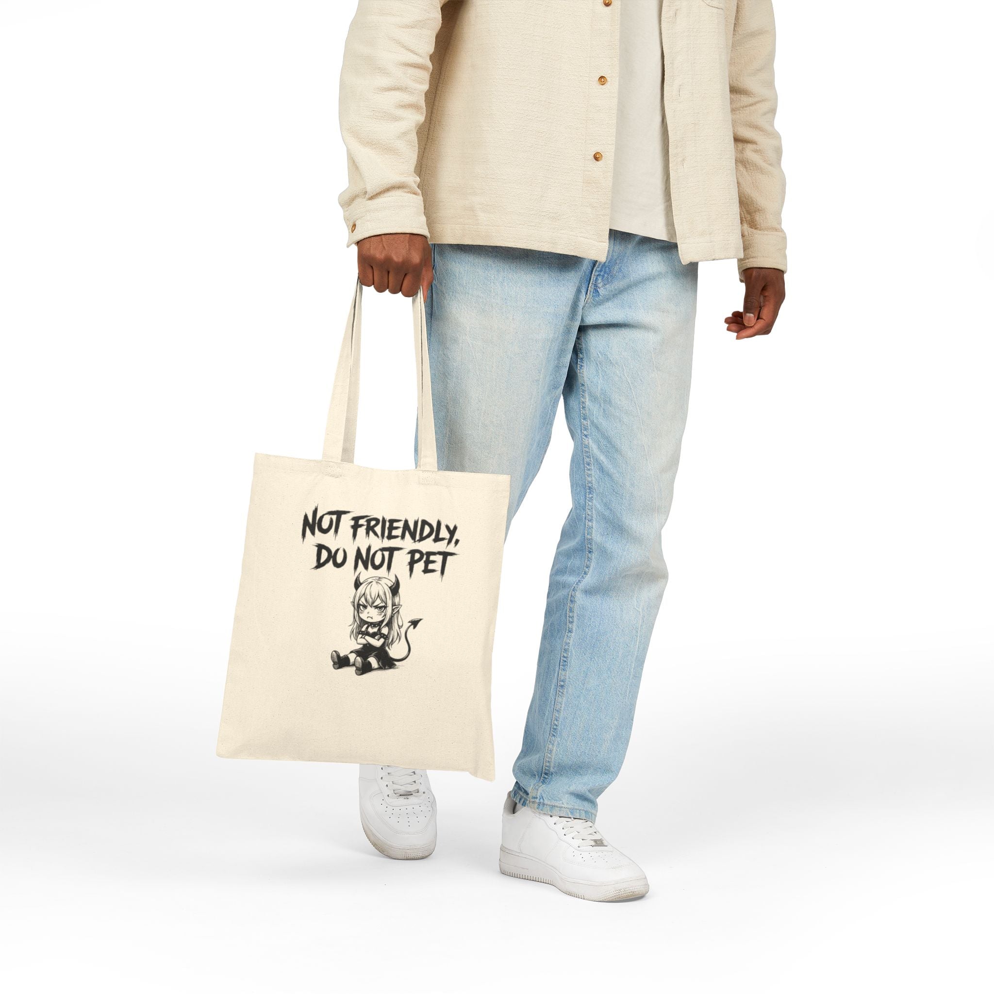 Not Friendly Devil Tote Bag
