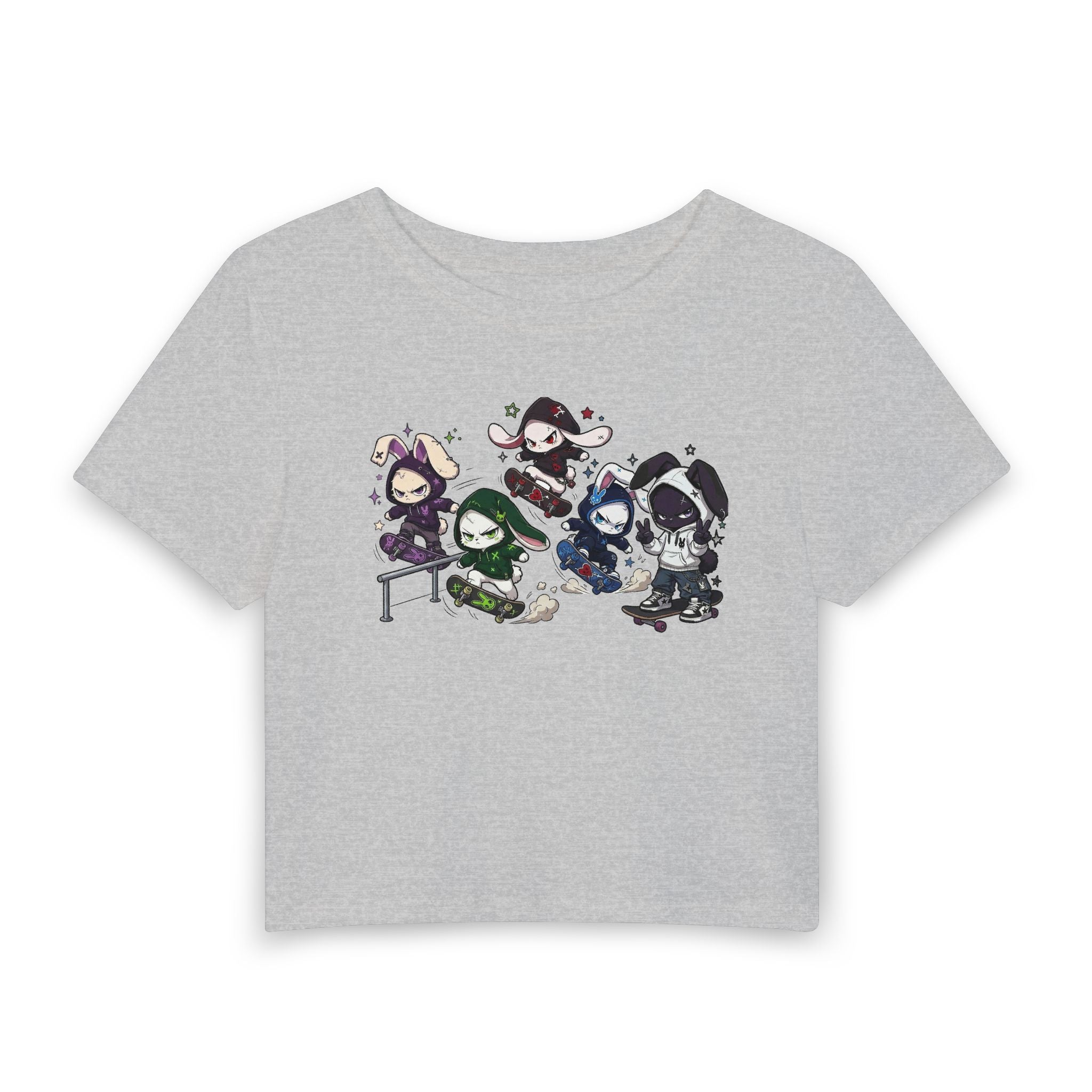 Chaos skateboarding- Crop T-shirt