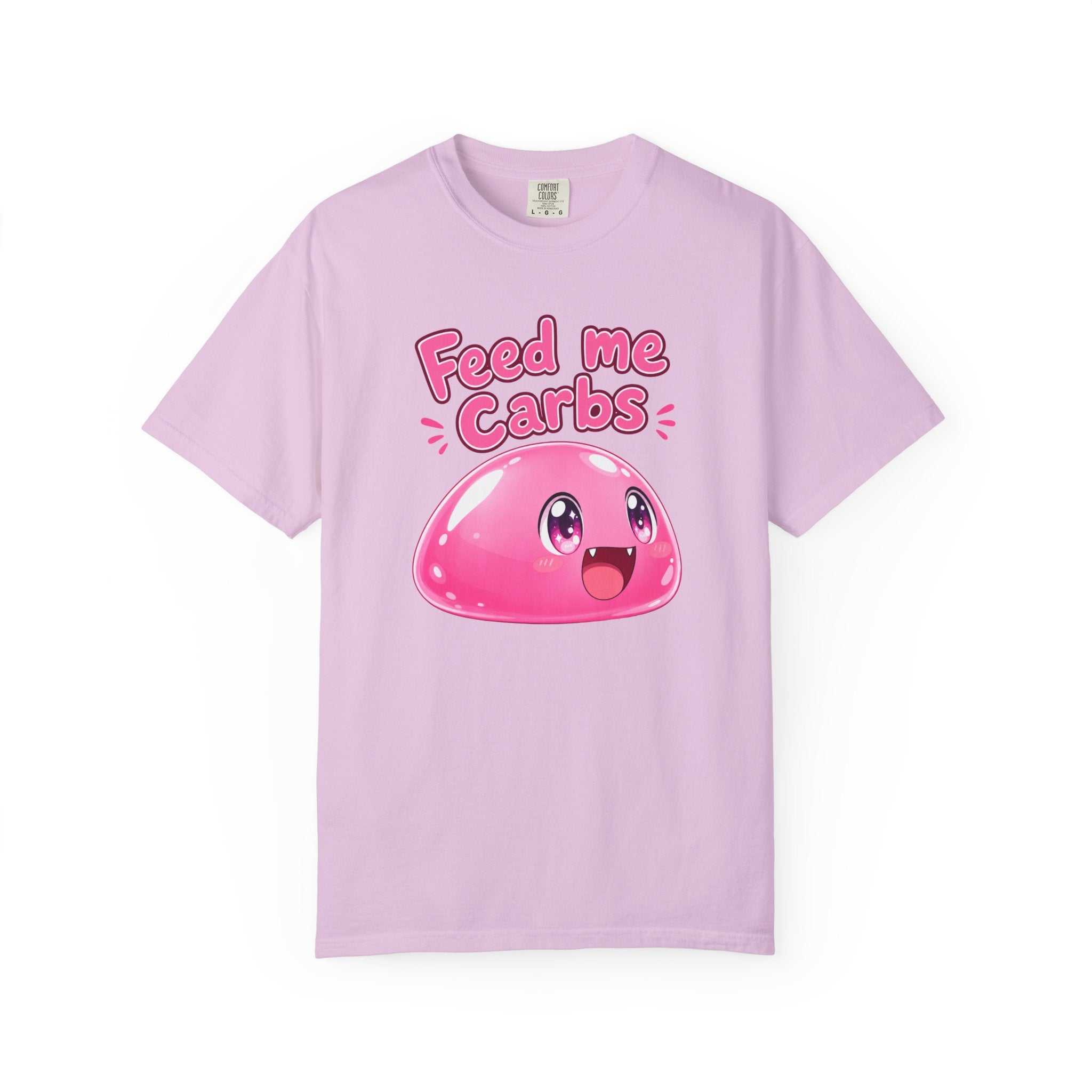 Feed Me Carbs — Pink Slime Women's T-Shirt (Garment Dyed)