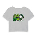 Cute Chaos Emerald — Women's Crop T-Shirt