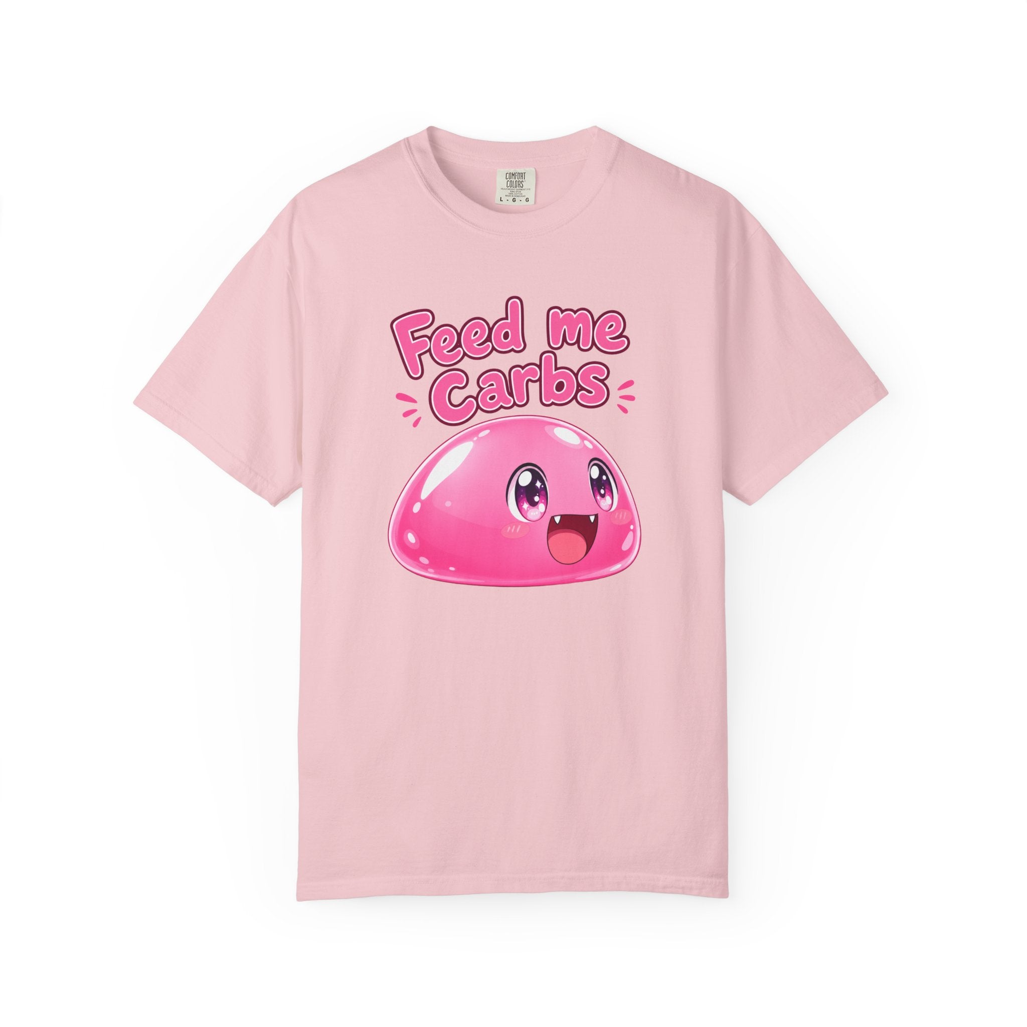 Feed Me Carbs — Pink Slime Women's T-Shirt (Garment Dyed)