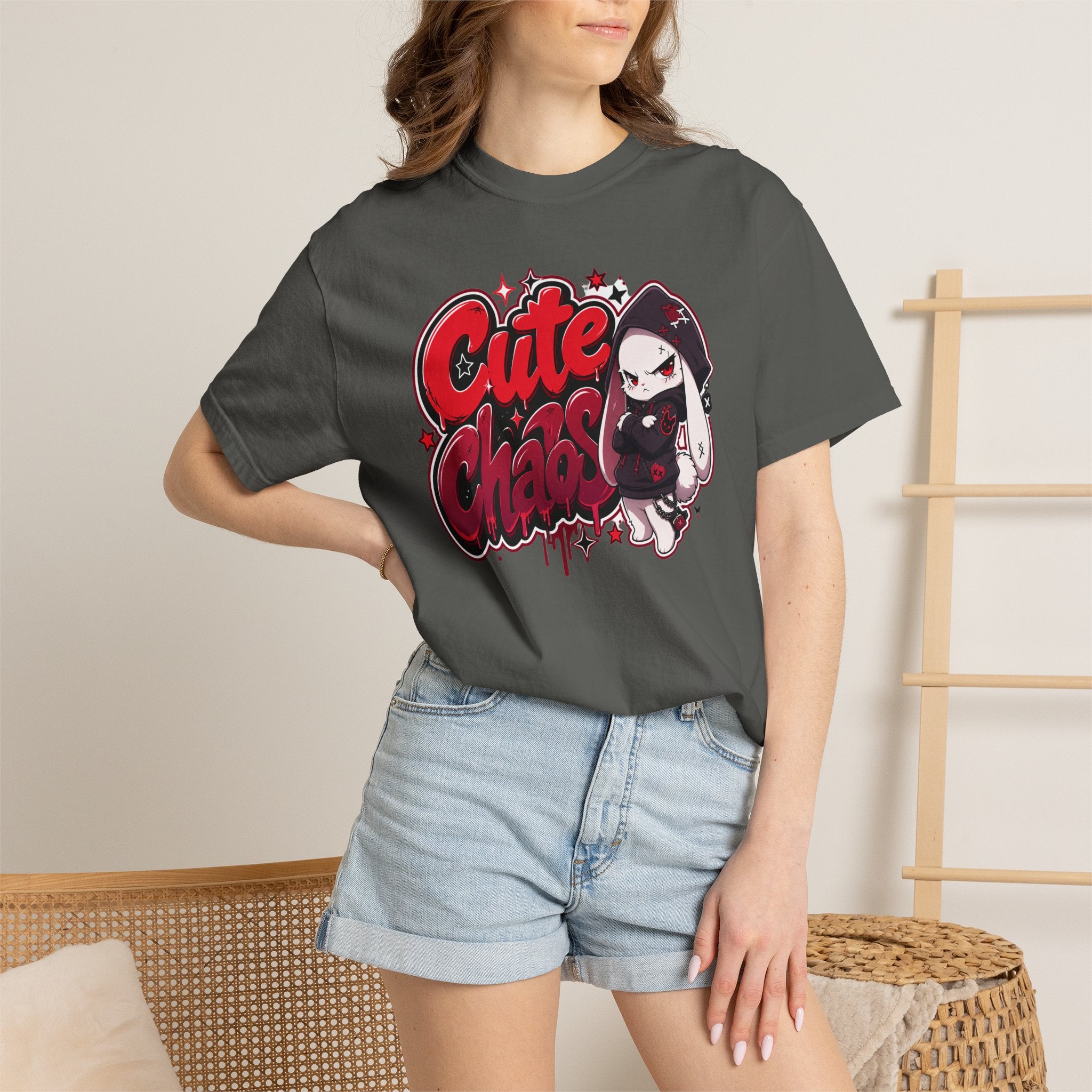 Cute Chaos Ruby Tee (Garment Dyed)