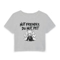 Not Friendly Fox Crop Tee