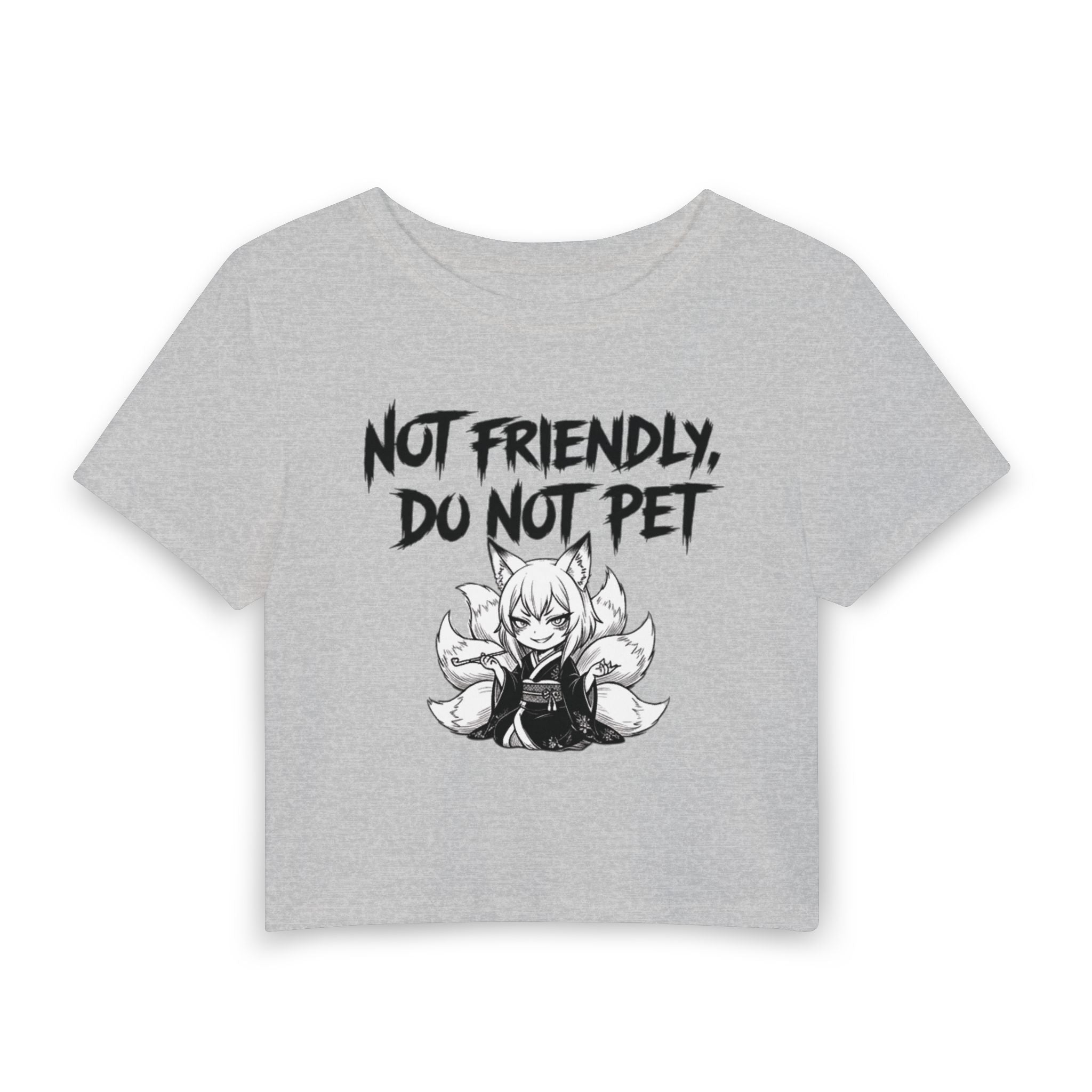 Not Friendly Fox Crop Tee