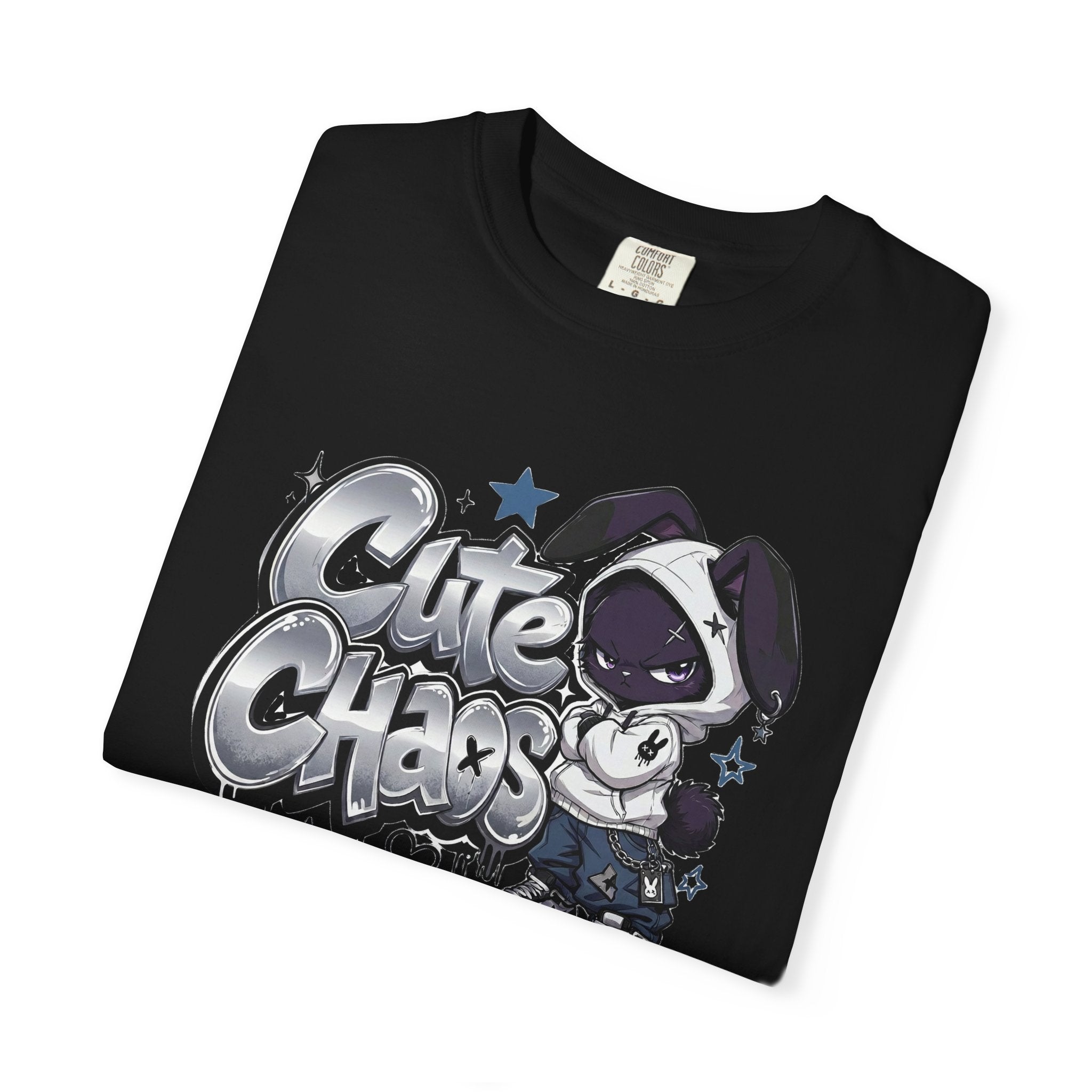 Cute Chaos Blanco Tee (Garment Dyed)