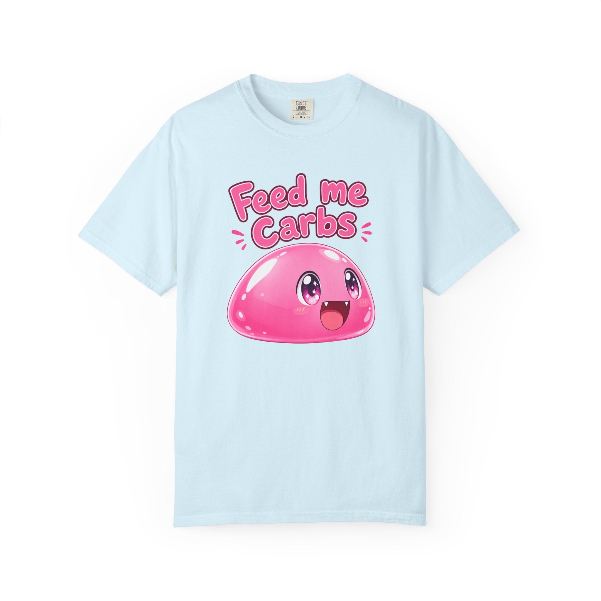 Feed Me Carbs — Pink Slime Women's T-Shirt (Garment Dyed)