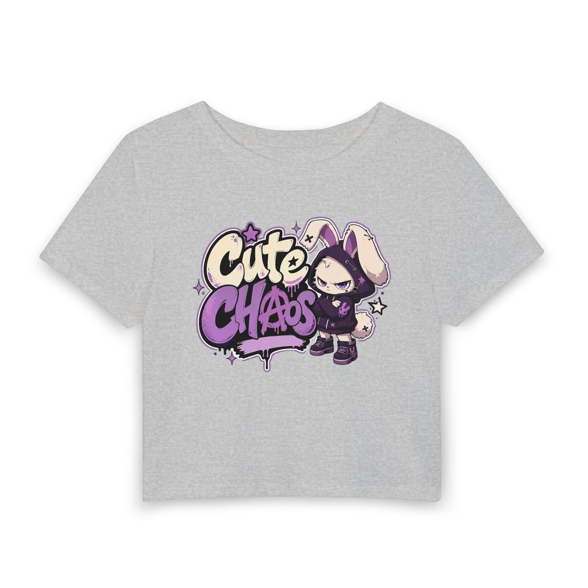Cute Chaos Original — Women's Crop T-Shirt