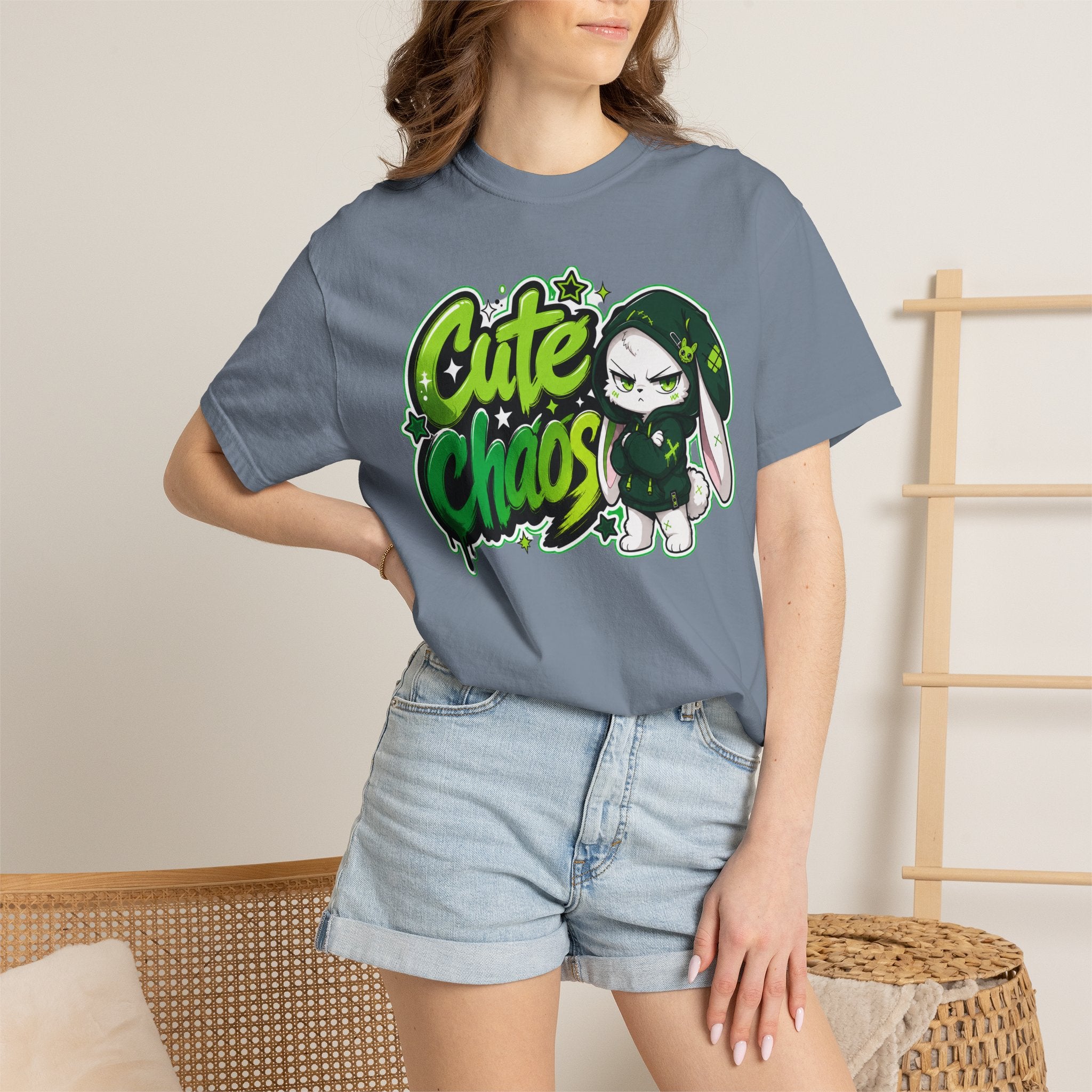 Cute Chaos Emerald Tee (Garment Dyed)