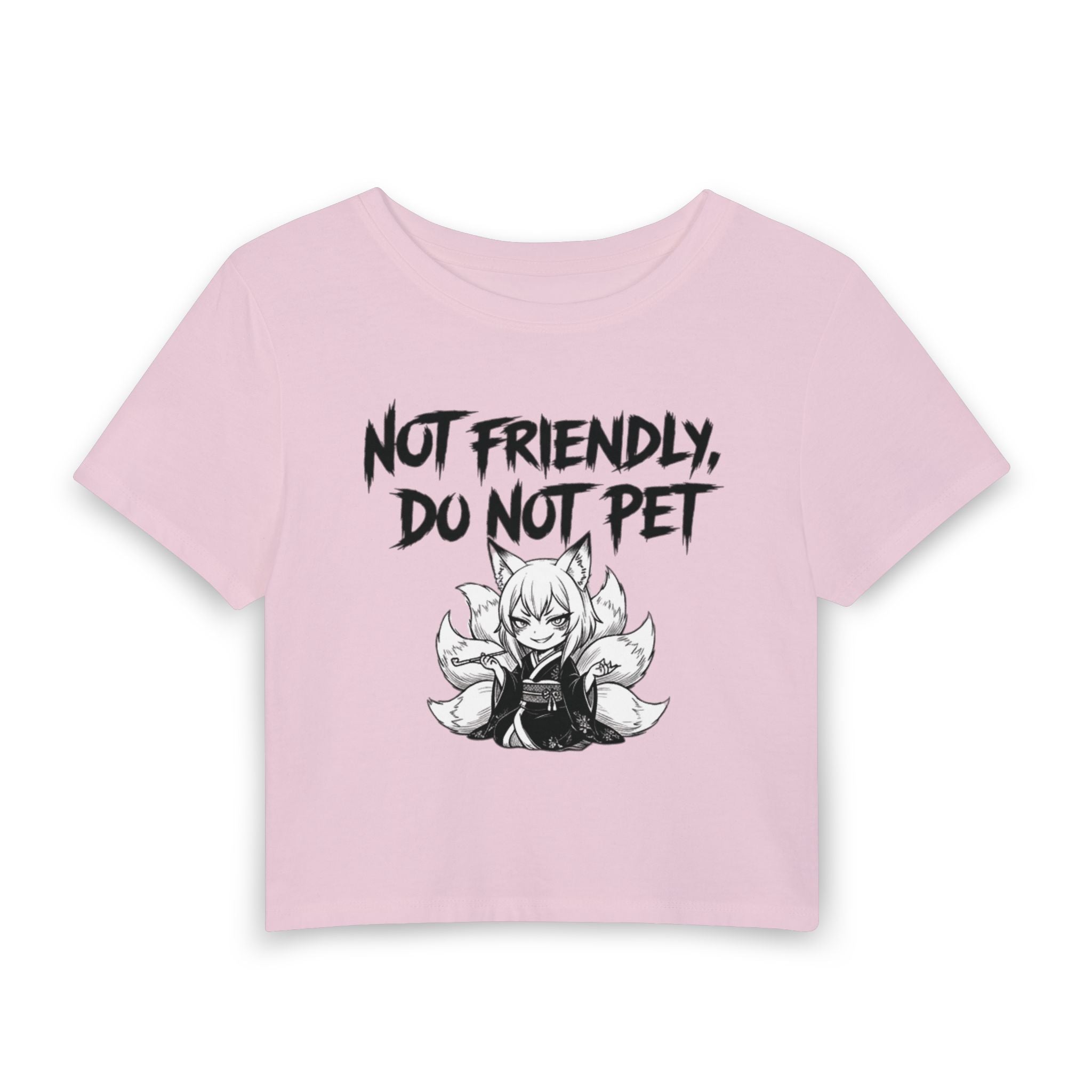Not Friendly Fox Crop Tee