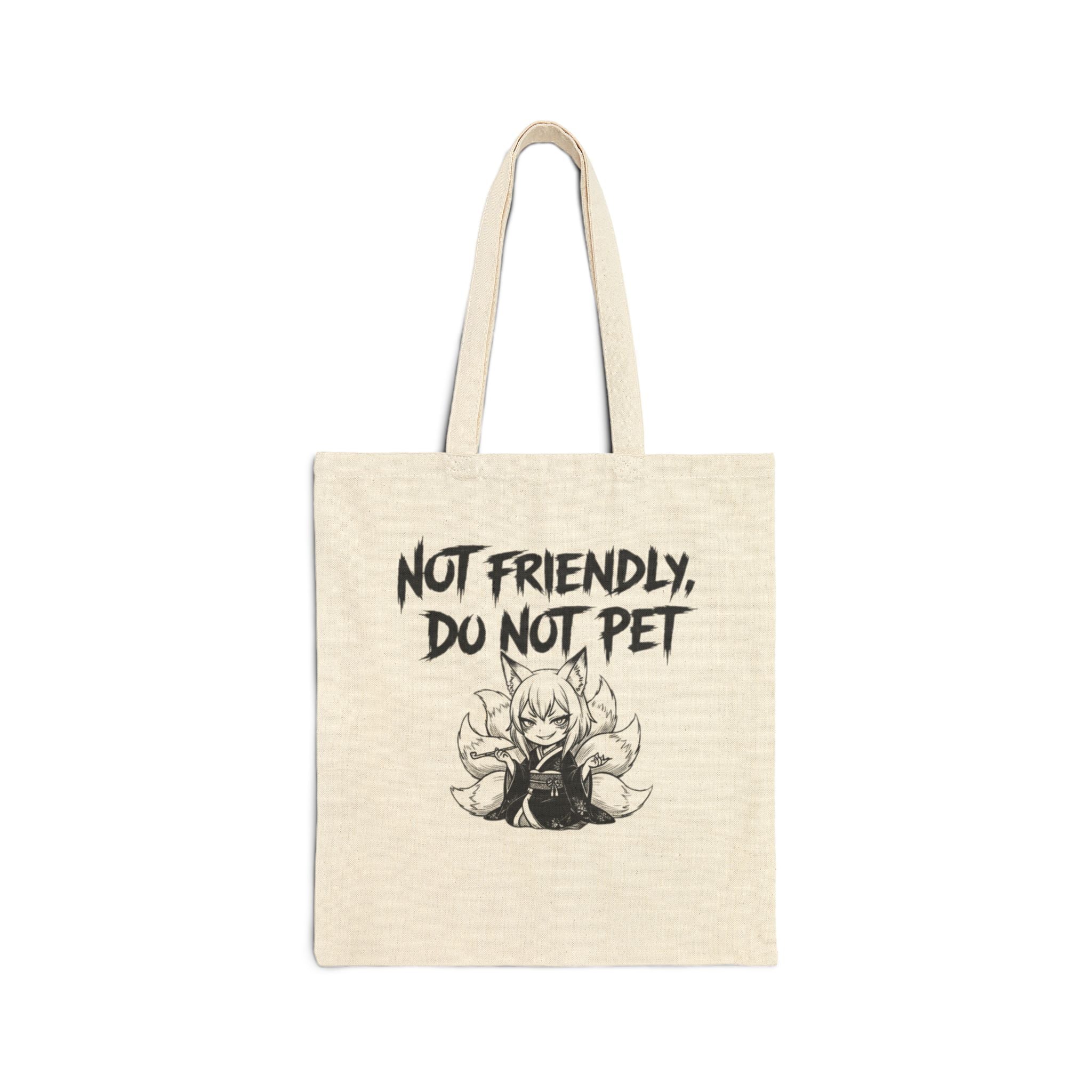 Not Friendly Fox Tote Bag