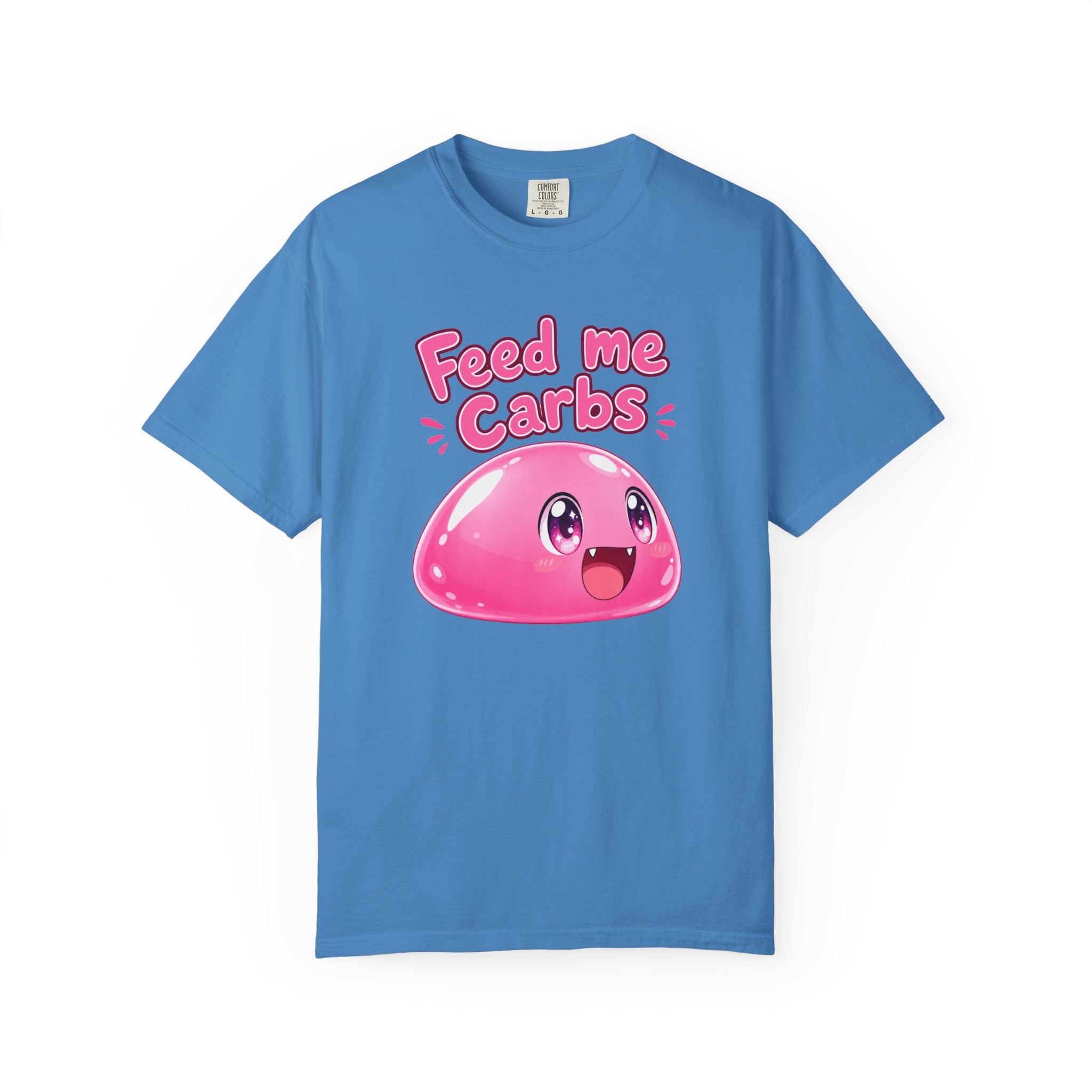 Feed Me Carbs — Pink Slime Women's T-Shirt (Garment Dyed)