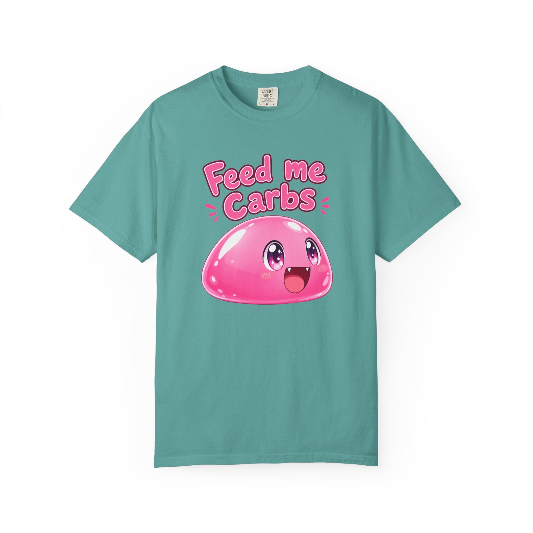 Feed Me Carbs — Pink Slime Women's T-Shirt (Garment Dyed)
