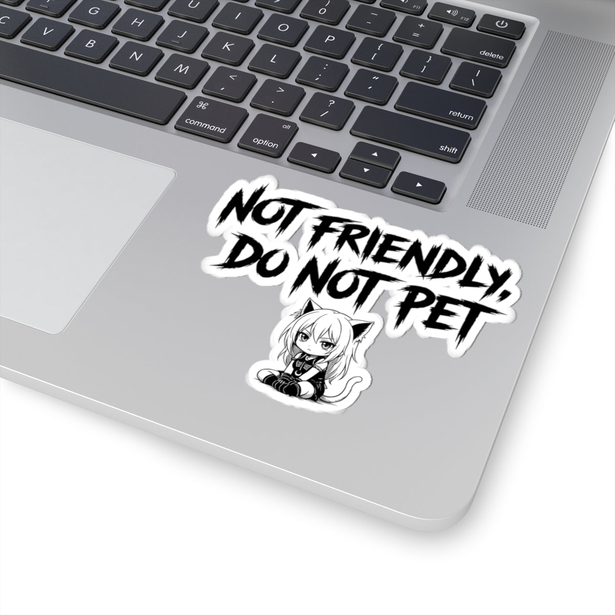 Not Friendly CatGirl Sticker