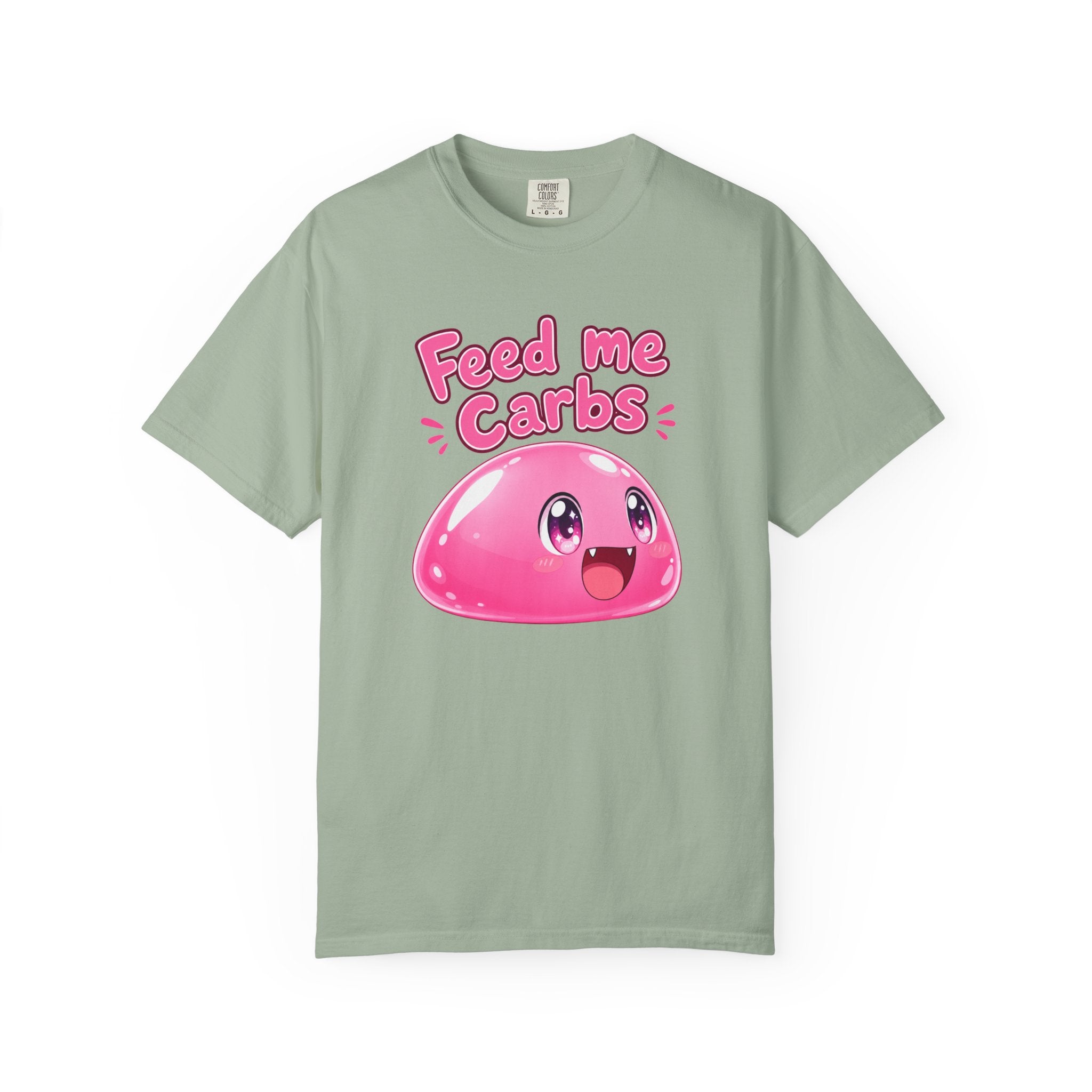 Feed Me Carbs — Pink Slime Women's T-Shirt (Garment Dyed)