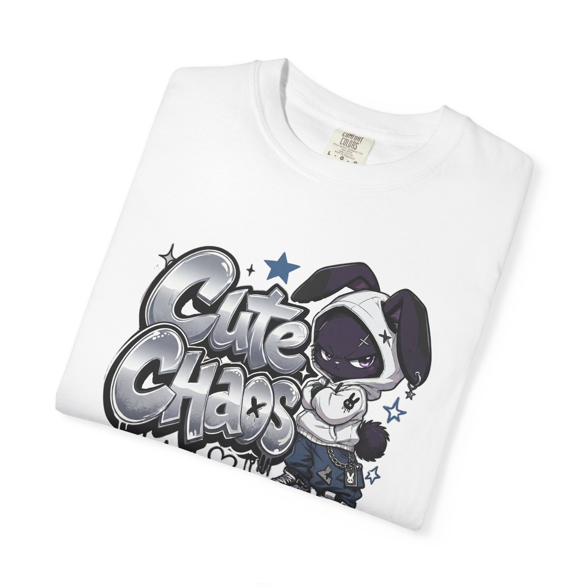 Cute Chaos Blanco Tee (Garment Dyed)