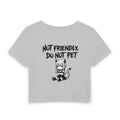 Not Friendly Devil Crop Tee
