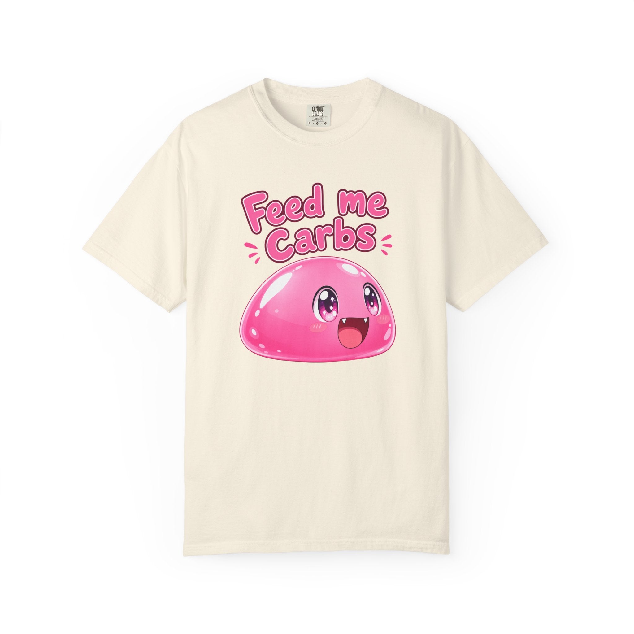 Feed Me Carbs — Pink Slime Women's T-Shirt (Garment Dyed)