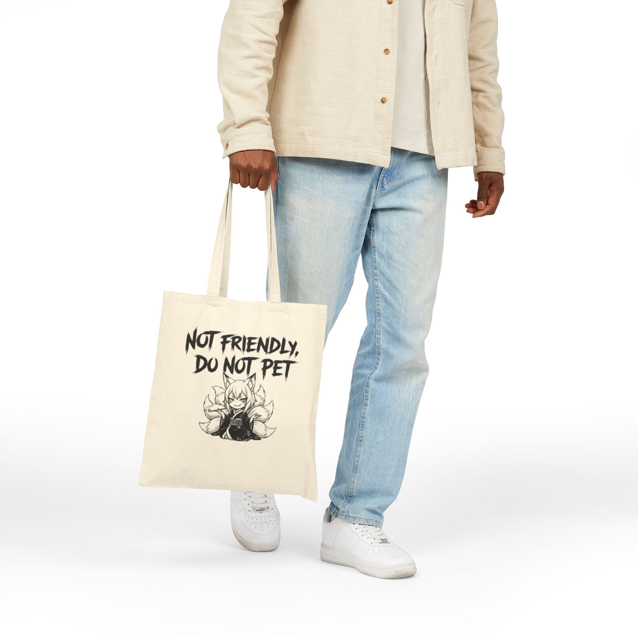 Not Friendly Fox Tote Bag