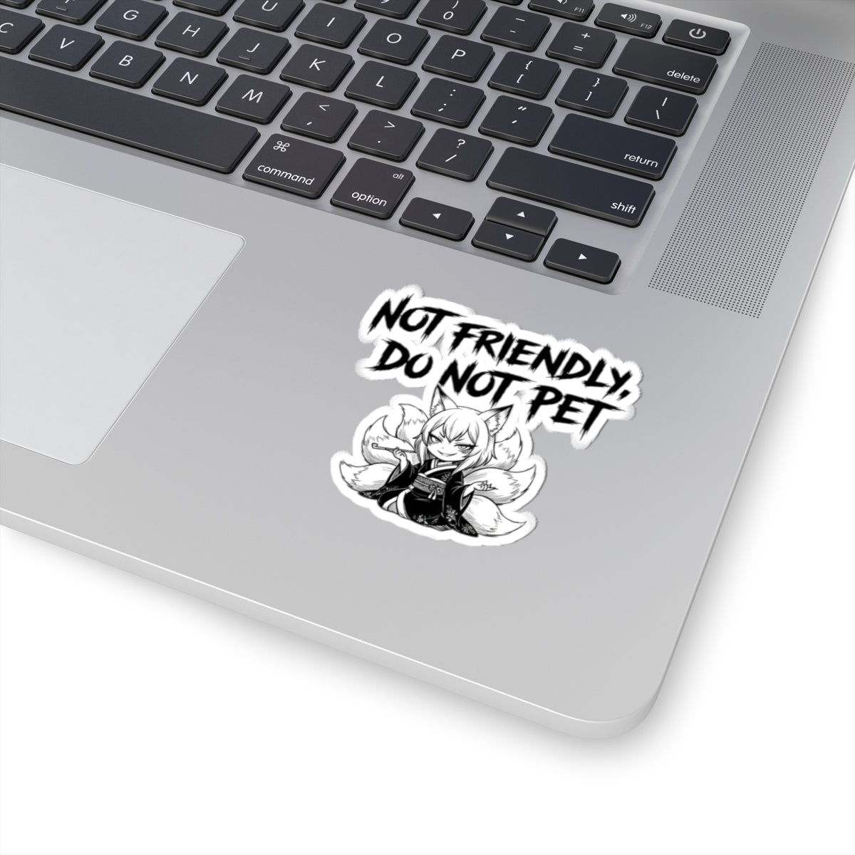 Not Friendly Fox Sticker