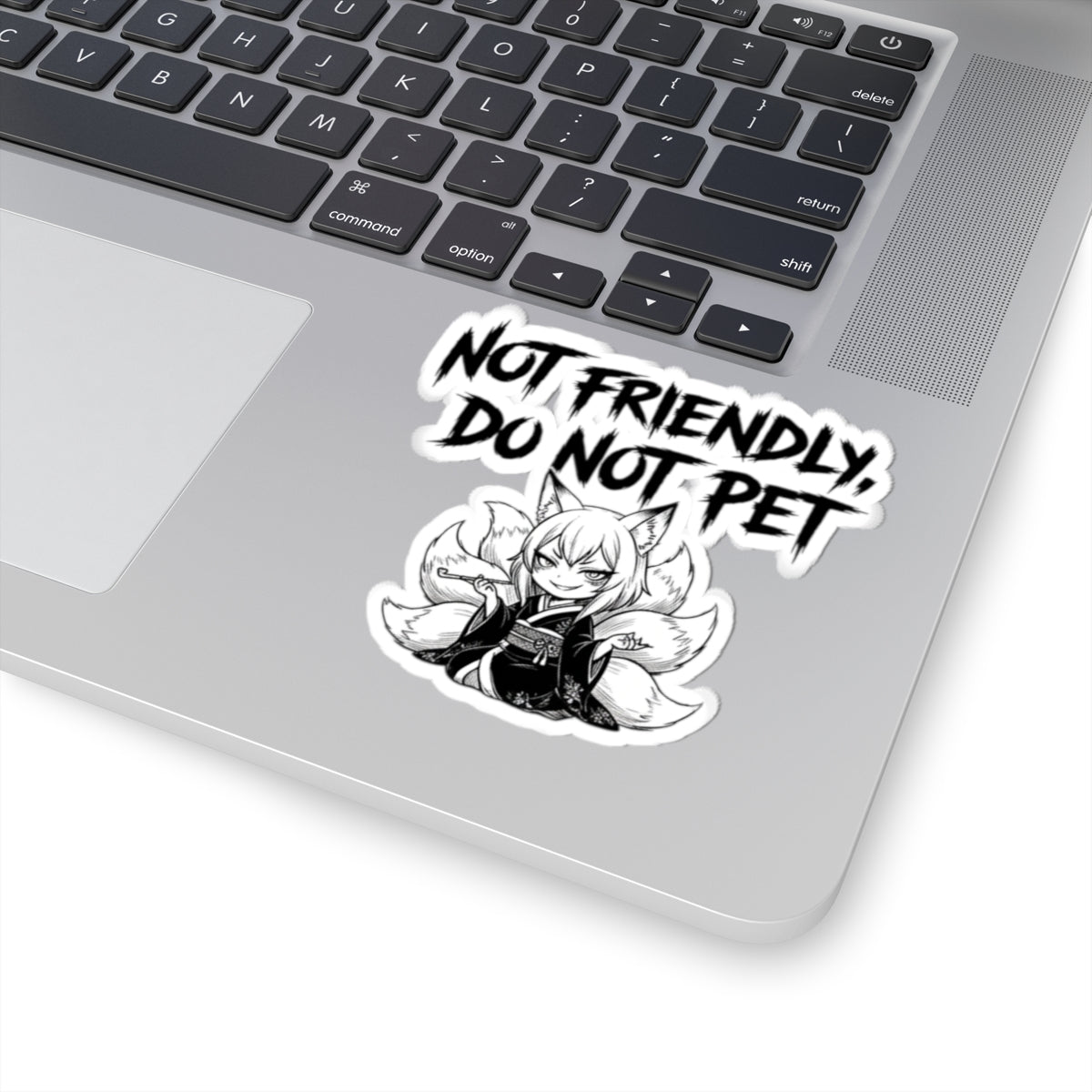 Not Friendly Fox Sticker