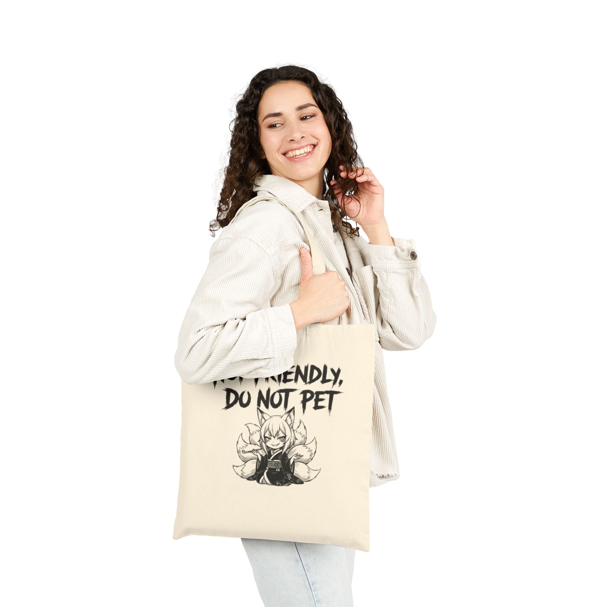 Not Friendly Fox Tote Bag