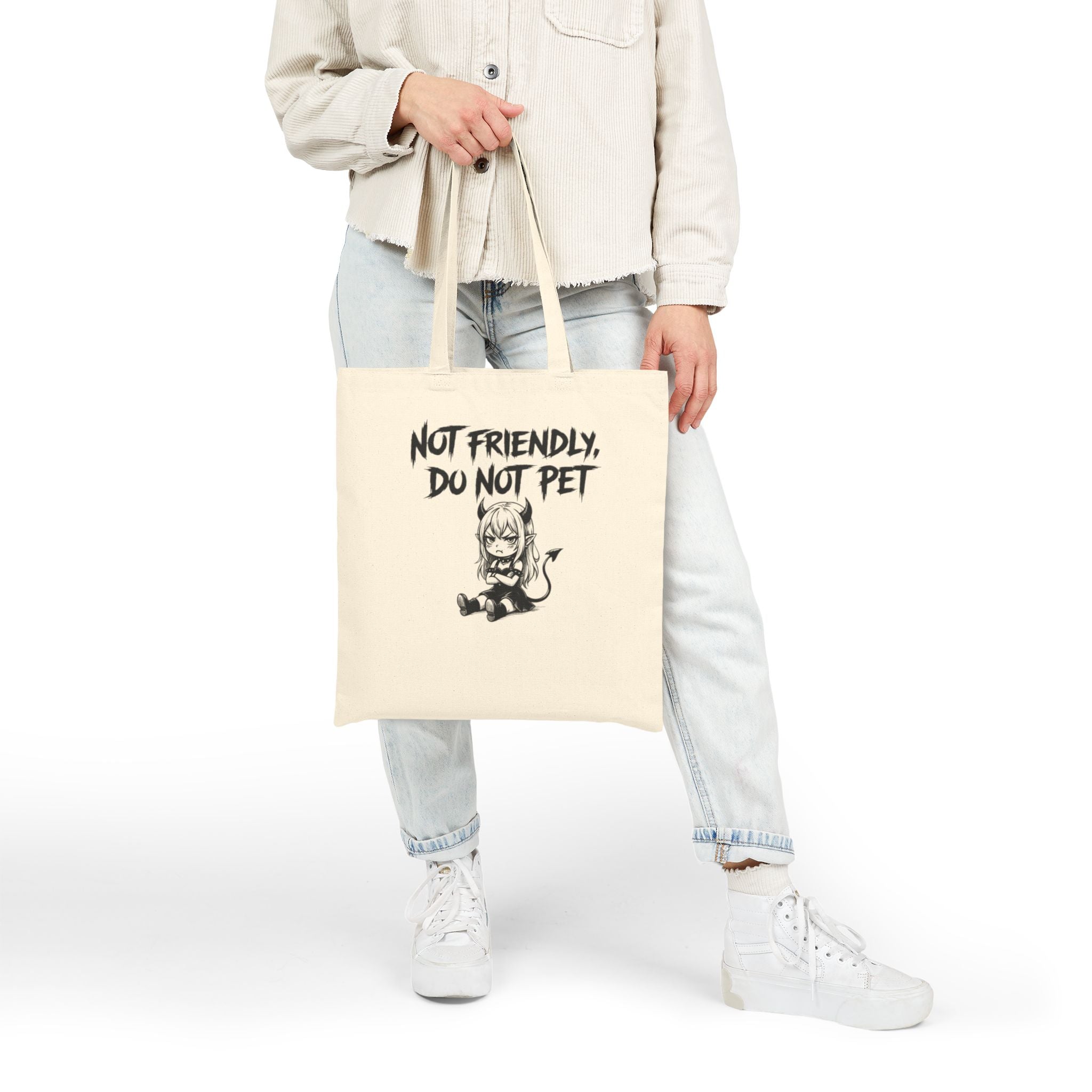 Not Friendly Devil Tote Bag