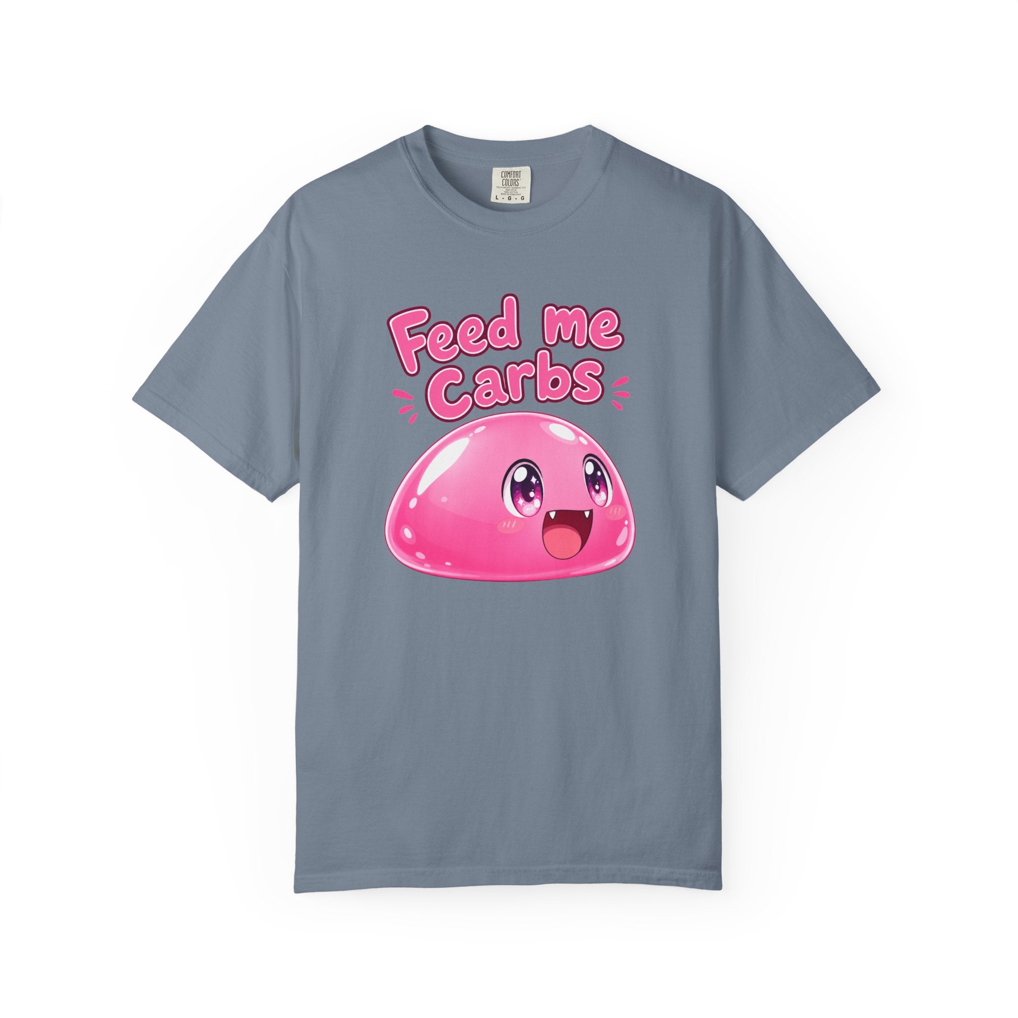 Feed Me Carbs — Pink Slime Women's T-Shirt (Garment Dyed)