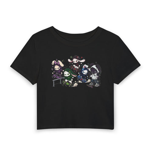 Chaos skateboarding- Crop T-shirt