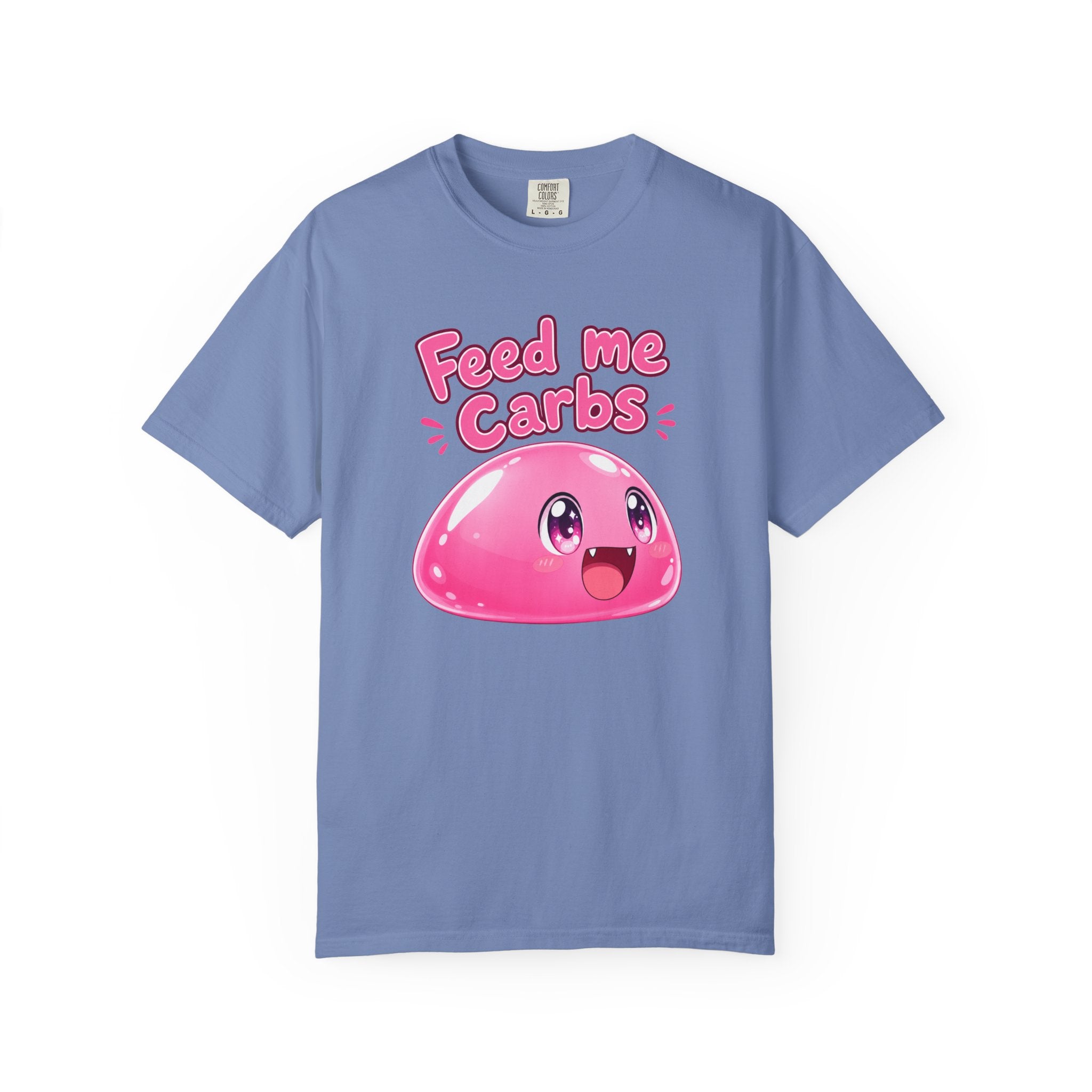 Feed Me Carbs — Pink Slime Women's T-Shirt (Garment Dyed)